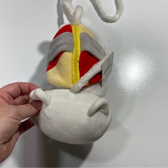 Miniso Life White Mini Squish-able Stuffed Plush Cute Kitty Cat Zip Purse NWT - Picture 8 of 15